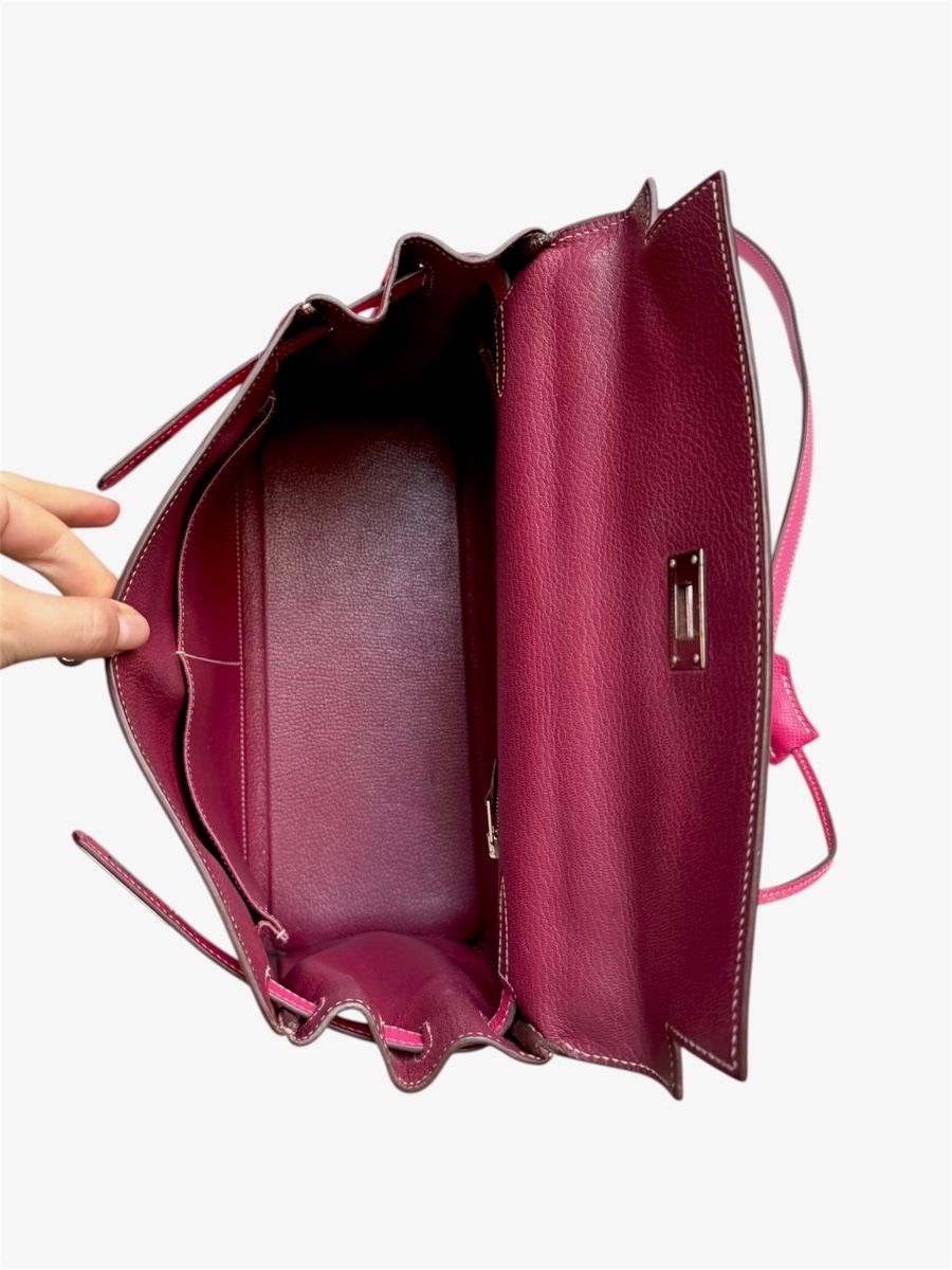 Hermès Borse da donna: Sac Hermès Kelly 32 rose – Usato da Versoix venduto da Monjolitresor 2