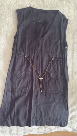 Diesel Kleid ärmellos schwarz wie neu