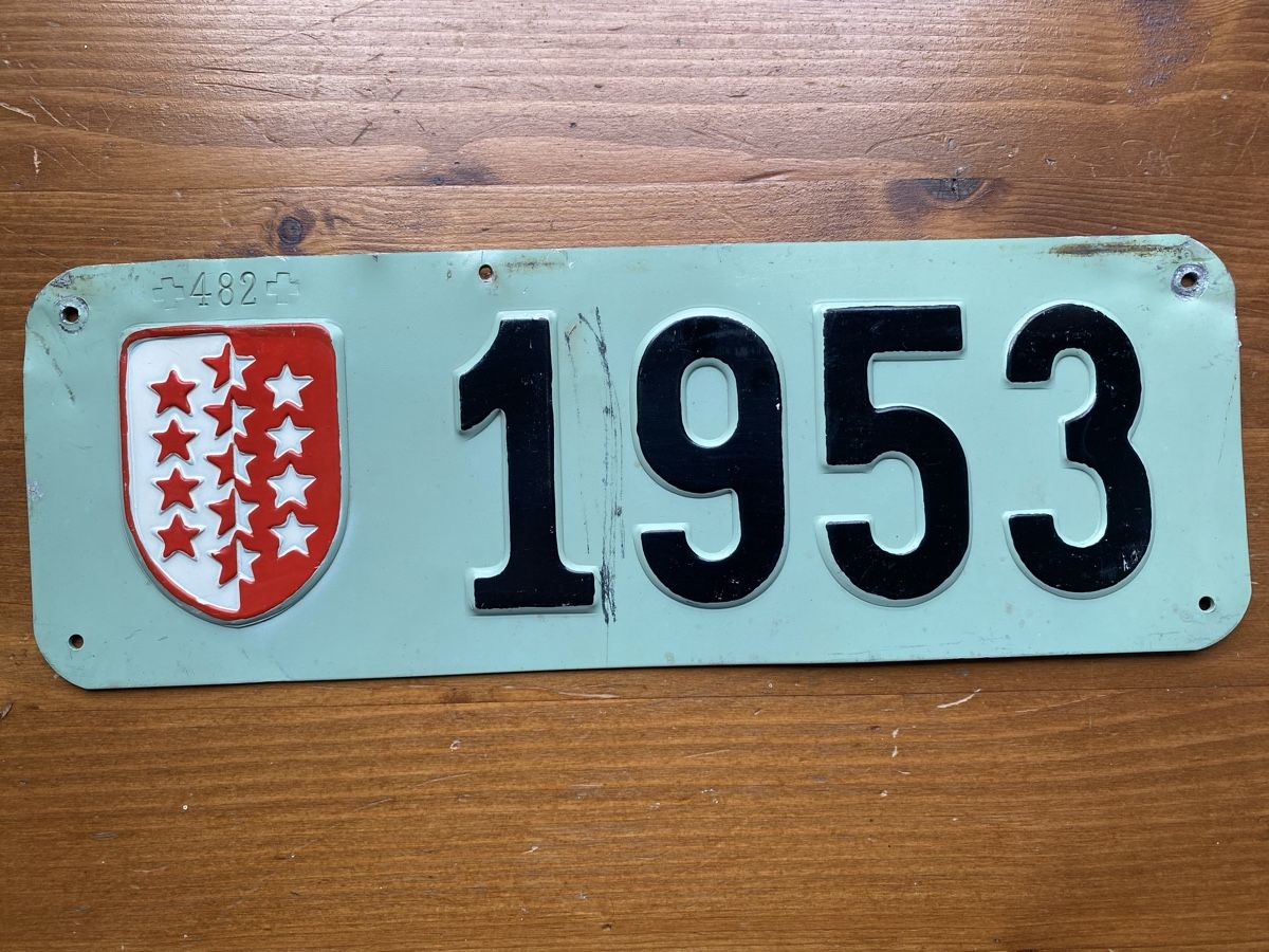 Hürlimann Insegne: Antique plaque VS pour tracteur Oldtimer – Usato da Cossonay-Ville venduto da Jeromek 1