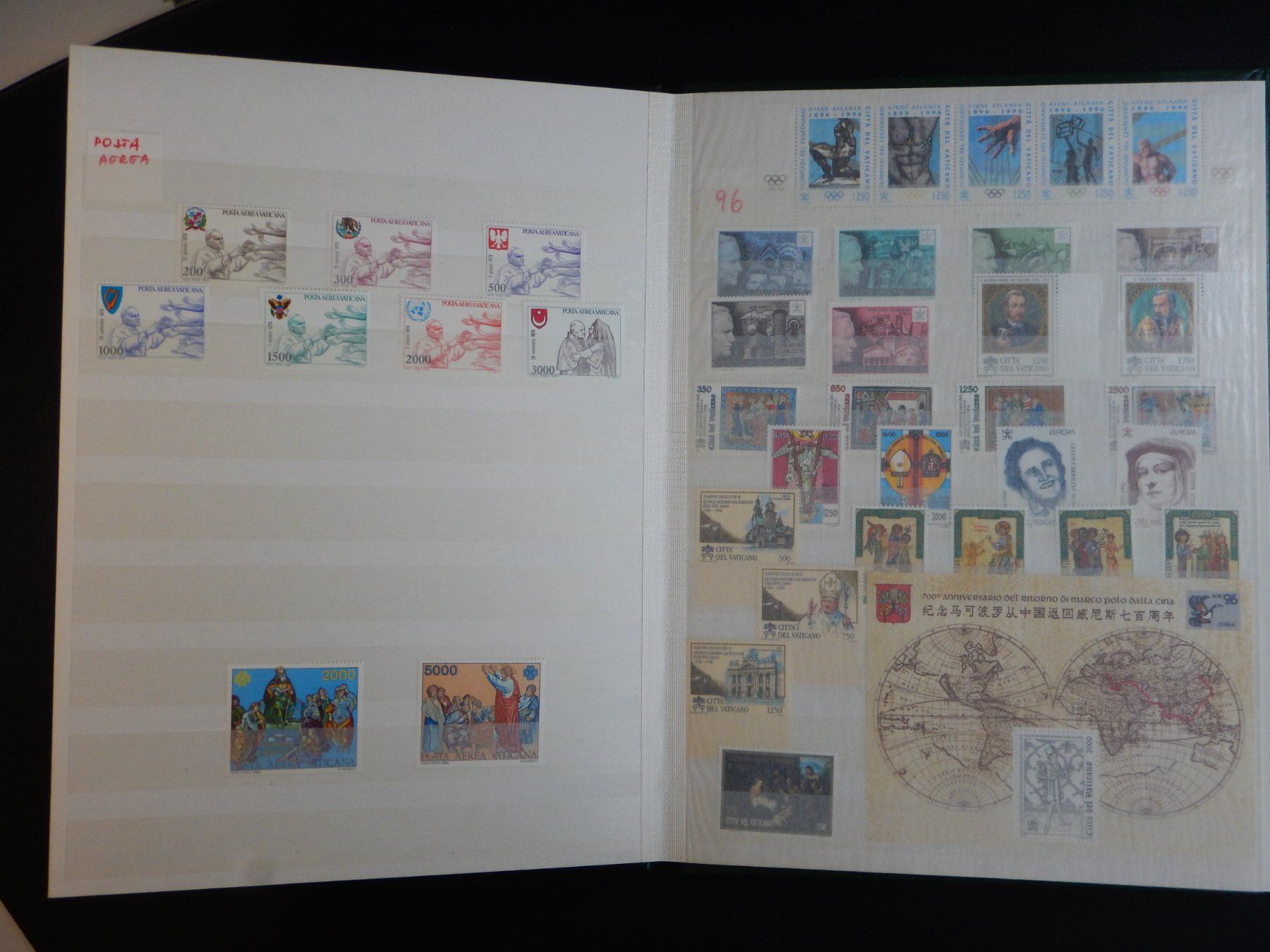 Tutti i francobolli: Vatikan Sammlung 1987-1998 ** – Usato da Zürich venduto da Muehlekauf 5