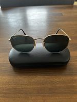 Original RAY-BAN Hexagonal Sonnenbrille Gold/Grün • Top!