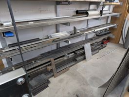 Metal Lager,  Stahl, Alu, CNS, Rohre, Profile, Bleche