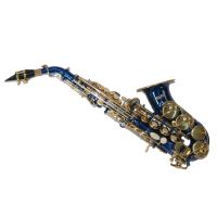 "Karl Glaser®" Sopran Saxophon Gebogene Bauweise Bb Stimmung