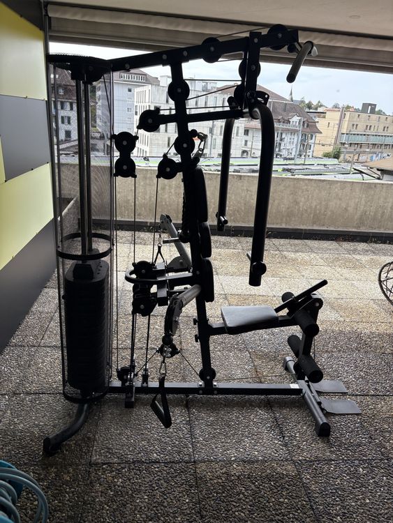 Multistazione Global Gym Plus G152B Nera