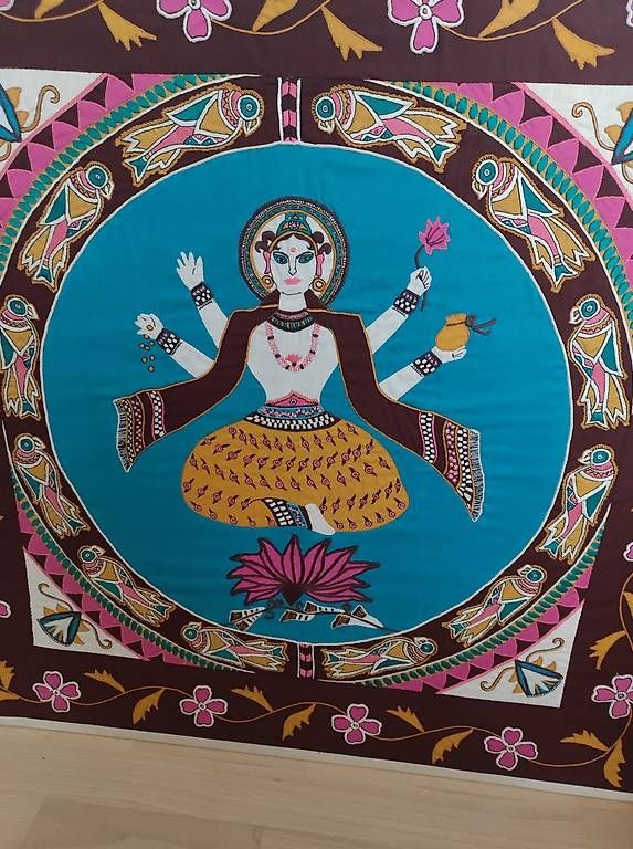 Foto & Immagini: Shiva Bild aus besticktem Stoff – Usato da Oberengstringen venduto da dalisiana 1