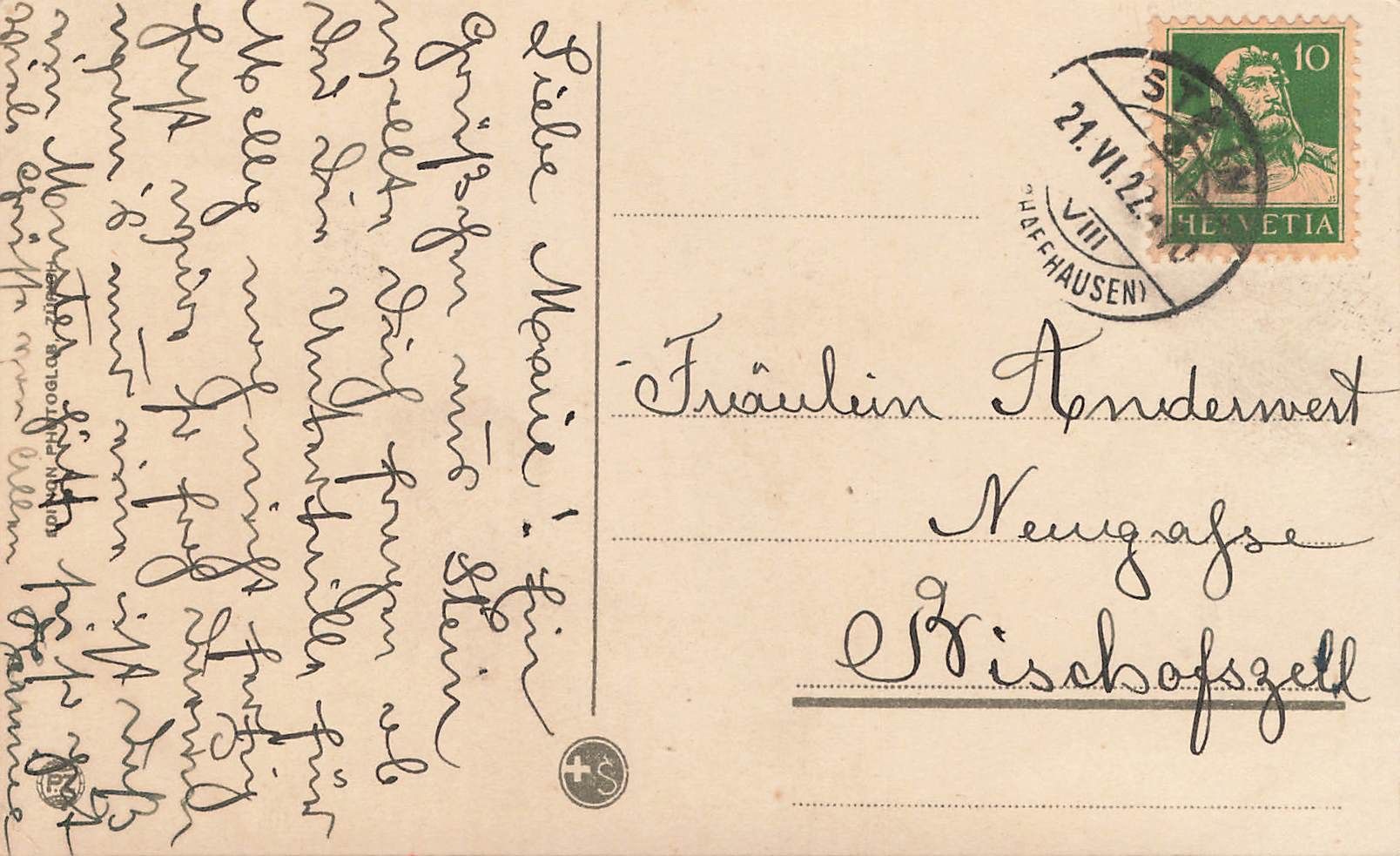Cartoline postali: Stein Kloster St. Georgen – Usato da Biasca venduto da Blenio71 1