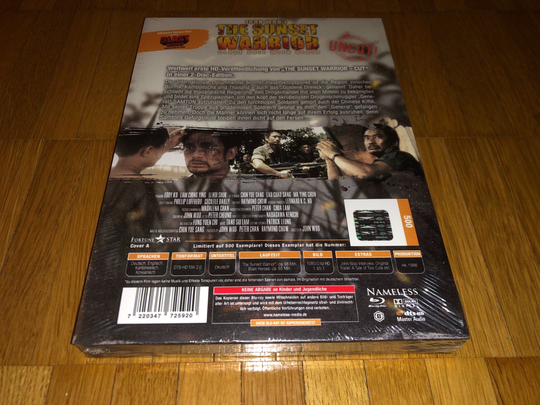 Tutti i DVDs: The Sunset Warrior - MEDIABOOK - A - UNCUT – Nuovo e nell'imballaggio originale da Basel venduto da havsok 1