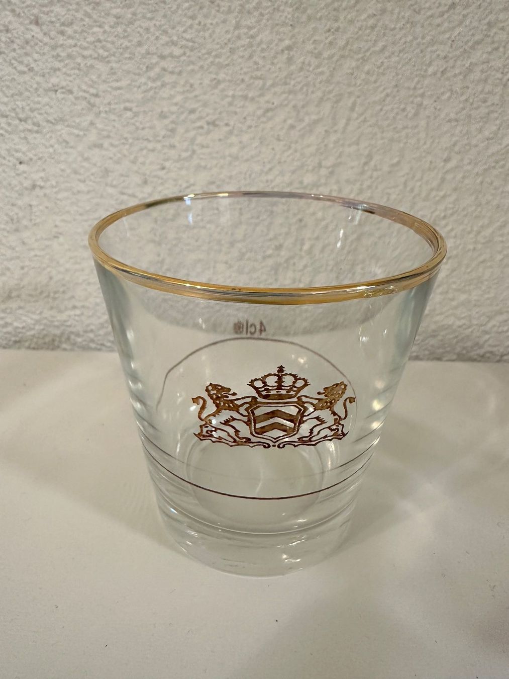 Gläser: Whisky- oder Cognacgläser mit Goldrand – Gebraucht aus Bülach von Jubet