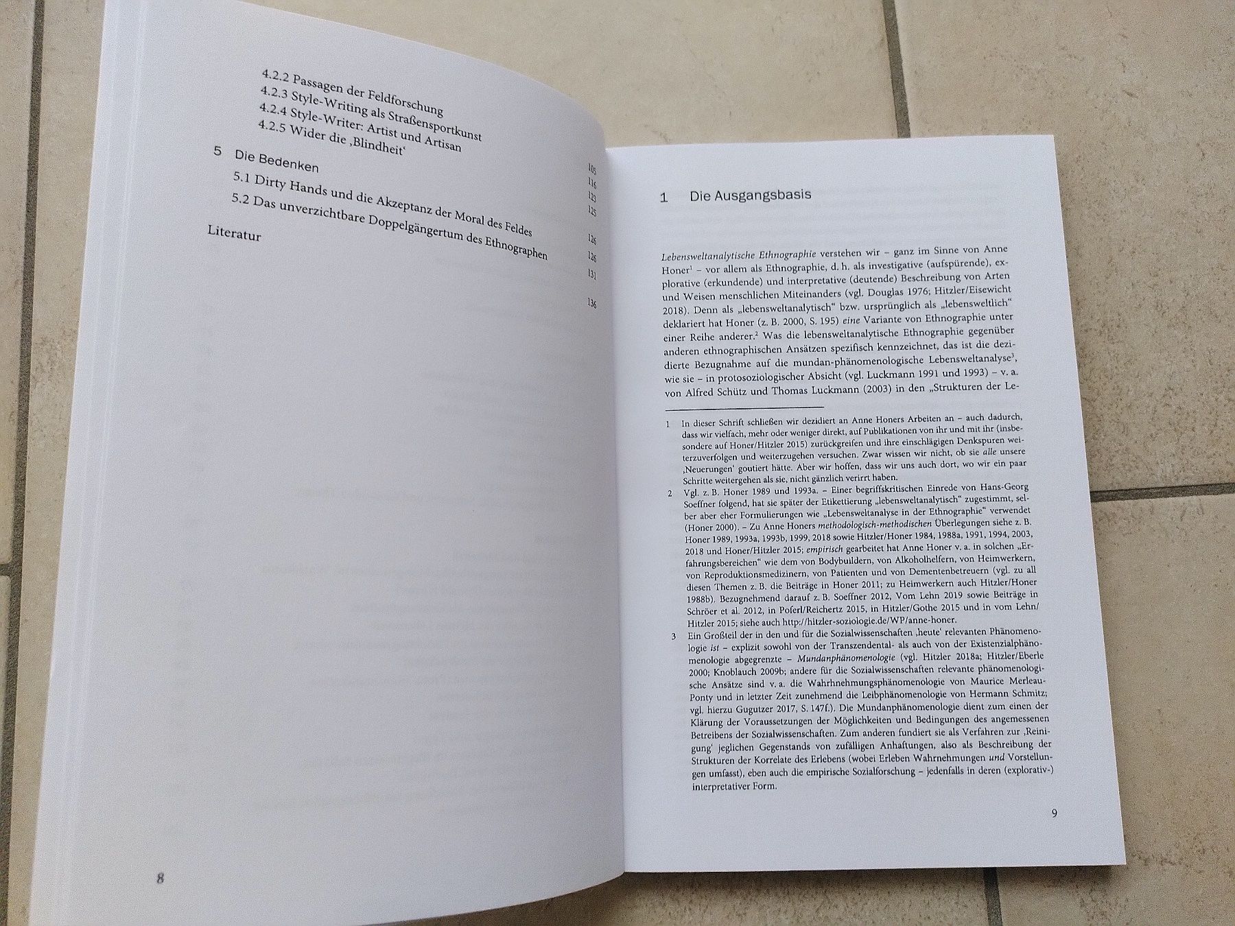 Livres: LEBENSWELTANALYTISCHE ETHNOGRAPHIE – D'occasion à Brugg AG par olamim 3