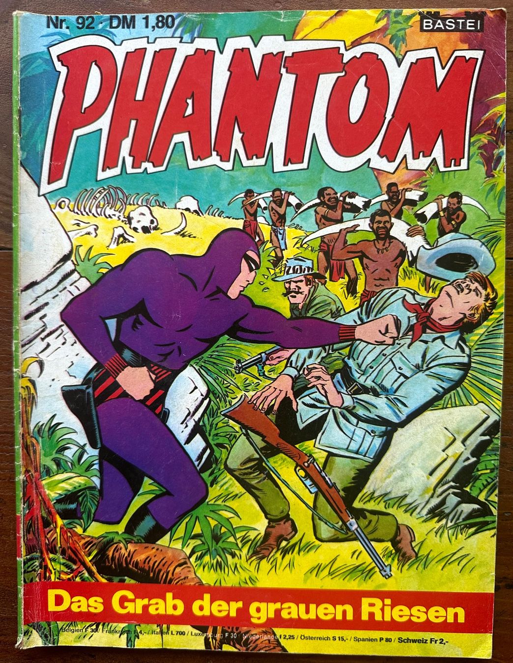 Comics: Phantom Nr. 92  DM 1.80, hunderte Comics ab 1.- – Gebraucht aus Seltisberg von quadartswiss