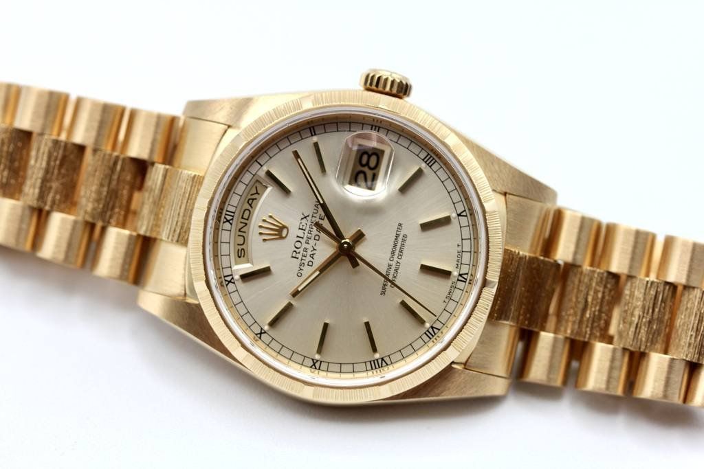 Rolex Orologi: Rolex Day-Date Ref. 18248 Bark aus 1995 – Usato da Basel venduto da suchanopt