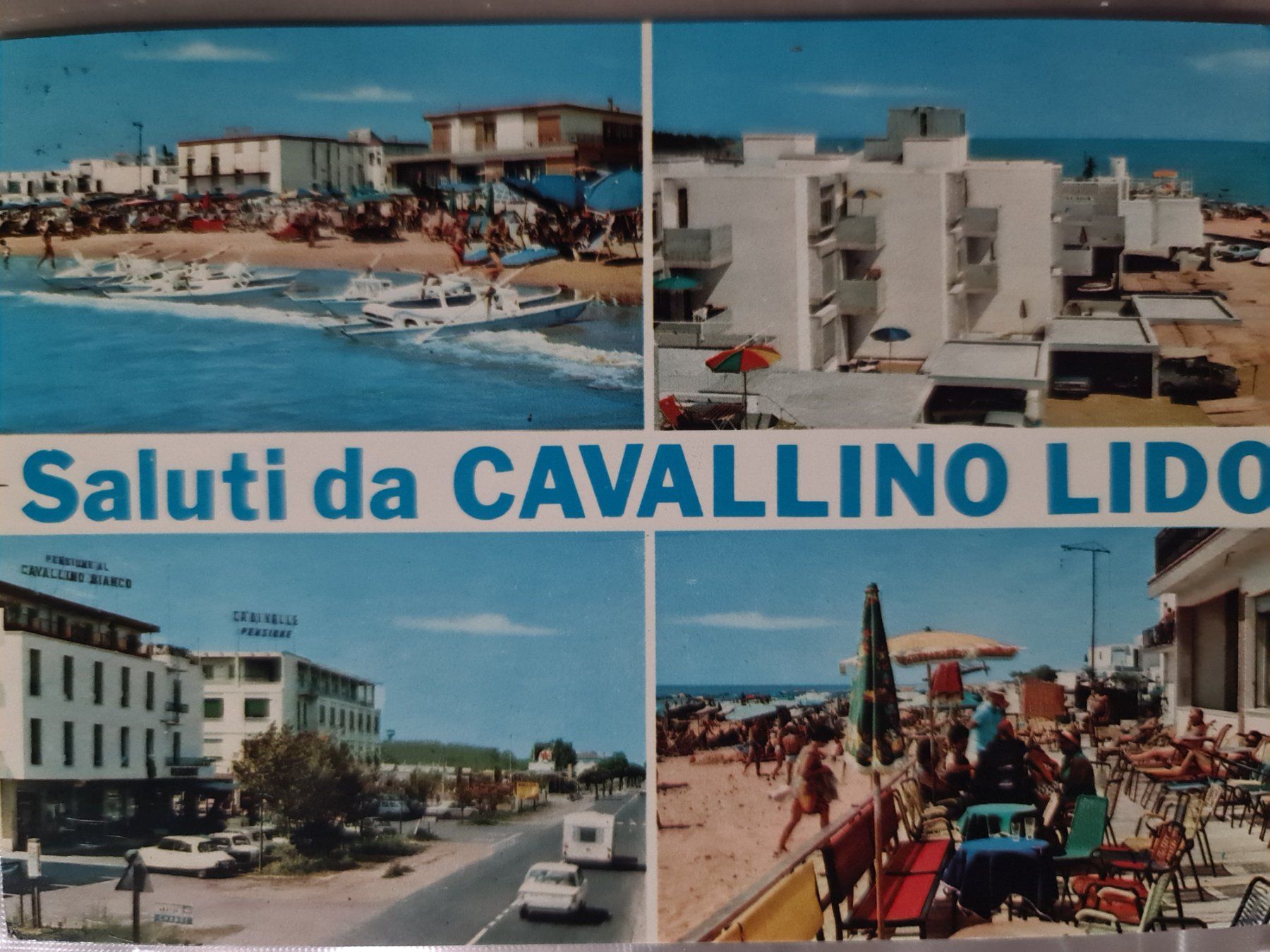 Cartoline postali: Ansichtskarte Cavallino Lido Italien – Usato da Dintikon venduto da Vexi