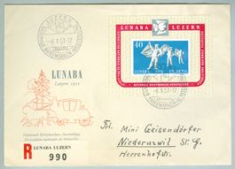 1951 Schweiz Gedenkblocks
