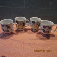 Tassen Set 4 Stk. Schaf Motiv neu NP: 46.80