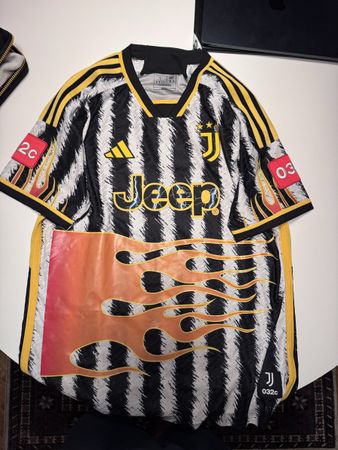 Juventus Home Shirt - Rare Flame Design 032c Collab