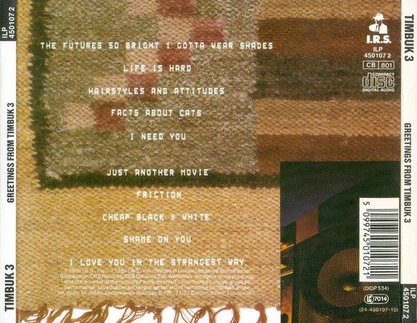 CD: CD Timbuk 3 - Greetings from (1986) – Usato da Möriken AG venduto da mineralia 1