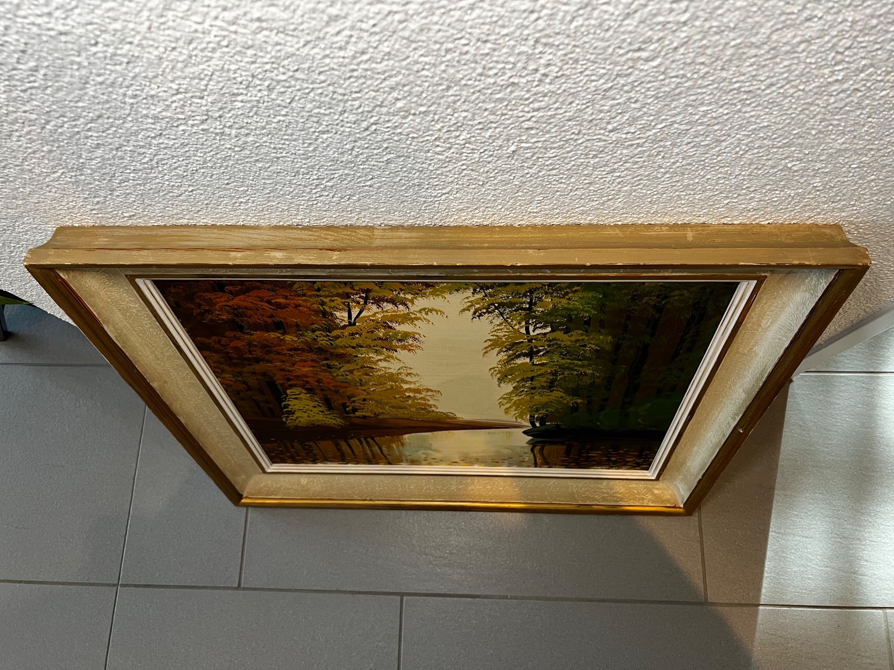 Gemälde: Antikes gemälde mit holzrahmen – Gebraucht aus Höri von Art-and-more-88 6