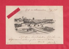 Gruss aus Romanshorn (TG) Lichtdruck 1897 !