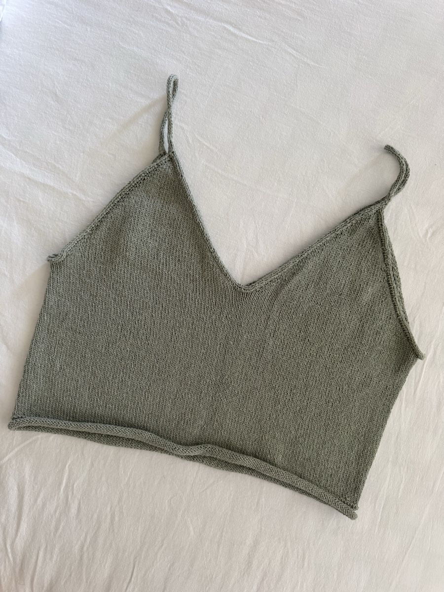 Tops: Selbstgestricktes Seiden-Sommertop – D'occasion à Zürich par Annalea_ 1
