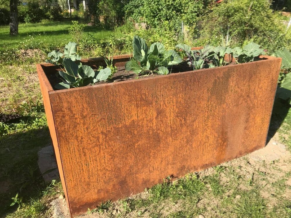 Hochbeet aus Metall/Stahl/Rost, rostig Kaufen auf Ricardo