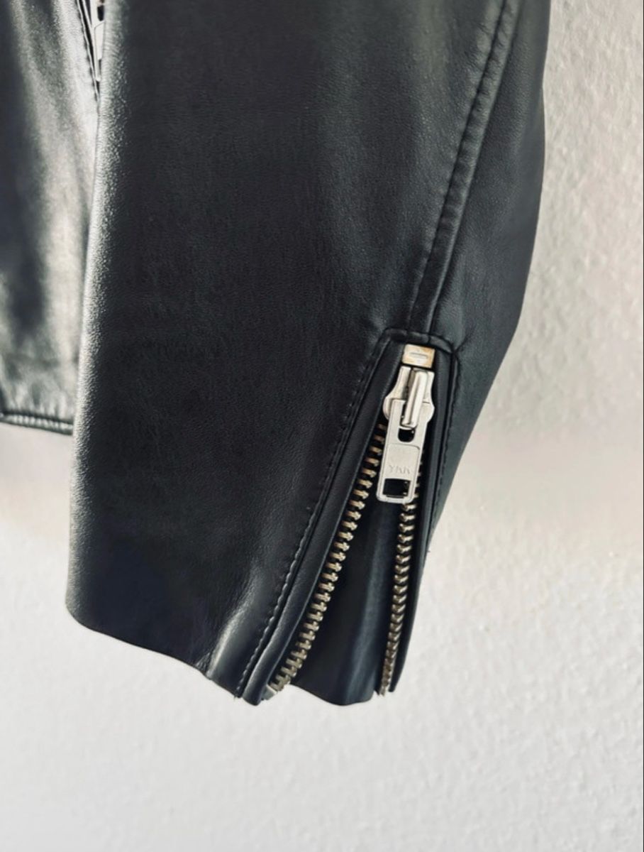 Ganni Vestes: Lederjacke Scwarz GANNI – D'occasion à Zürich par rfe_g6kw 2