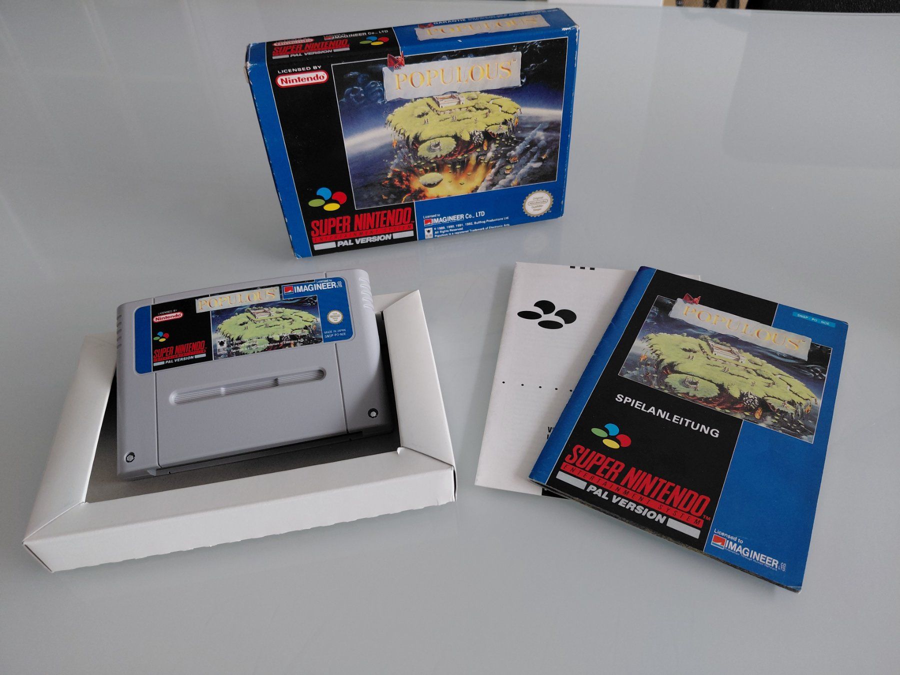 Giochi: Populous, SNES, mit OVP – Usato da Uezwil venduto da -Retrogames- 1