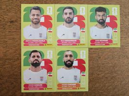 Panini Sticker WM 2026 - IRN 3/5/7/8/15