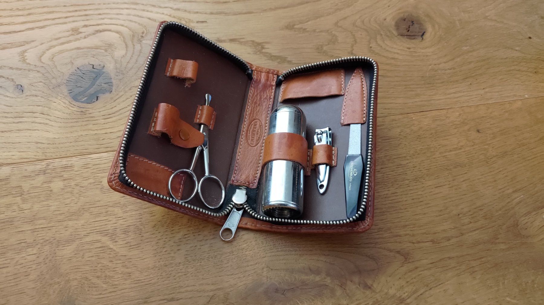 Altro per la cura del corpo: F. HAMMANN - Made in Germany Bartset im Etui ab 1.- – Usato da Dörflingen venduto da anubis-grahl