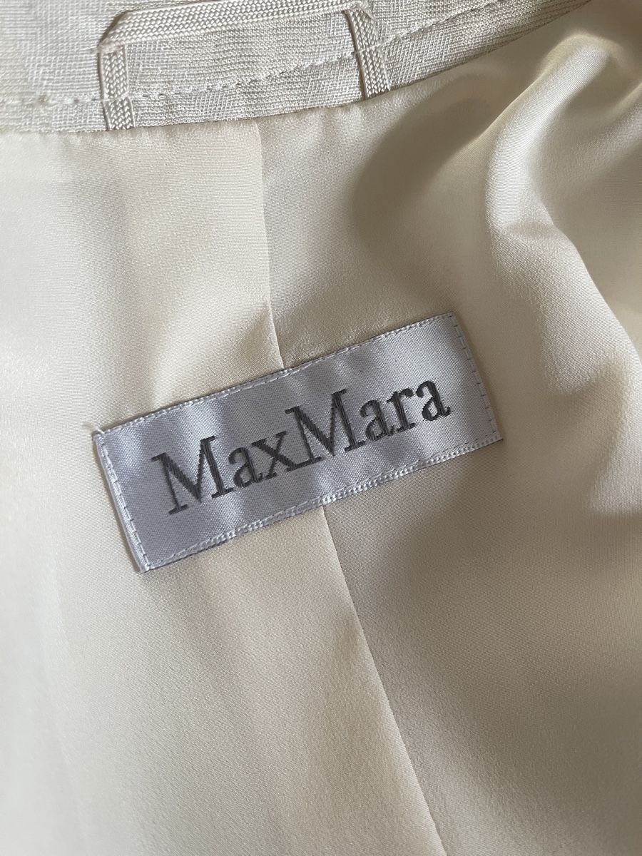 Costumi: Max Mara Blazer & Rock Set Kostüm, Jacquard-Muster MaxMara – Usato da Zürich venduto da Recode.Fashion 4