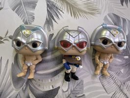 Lot de 3 funko Pop Peacemaker Sans boîte.