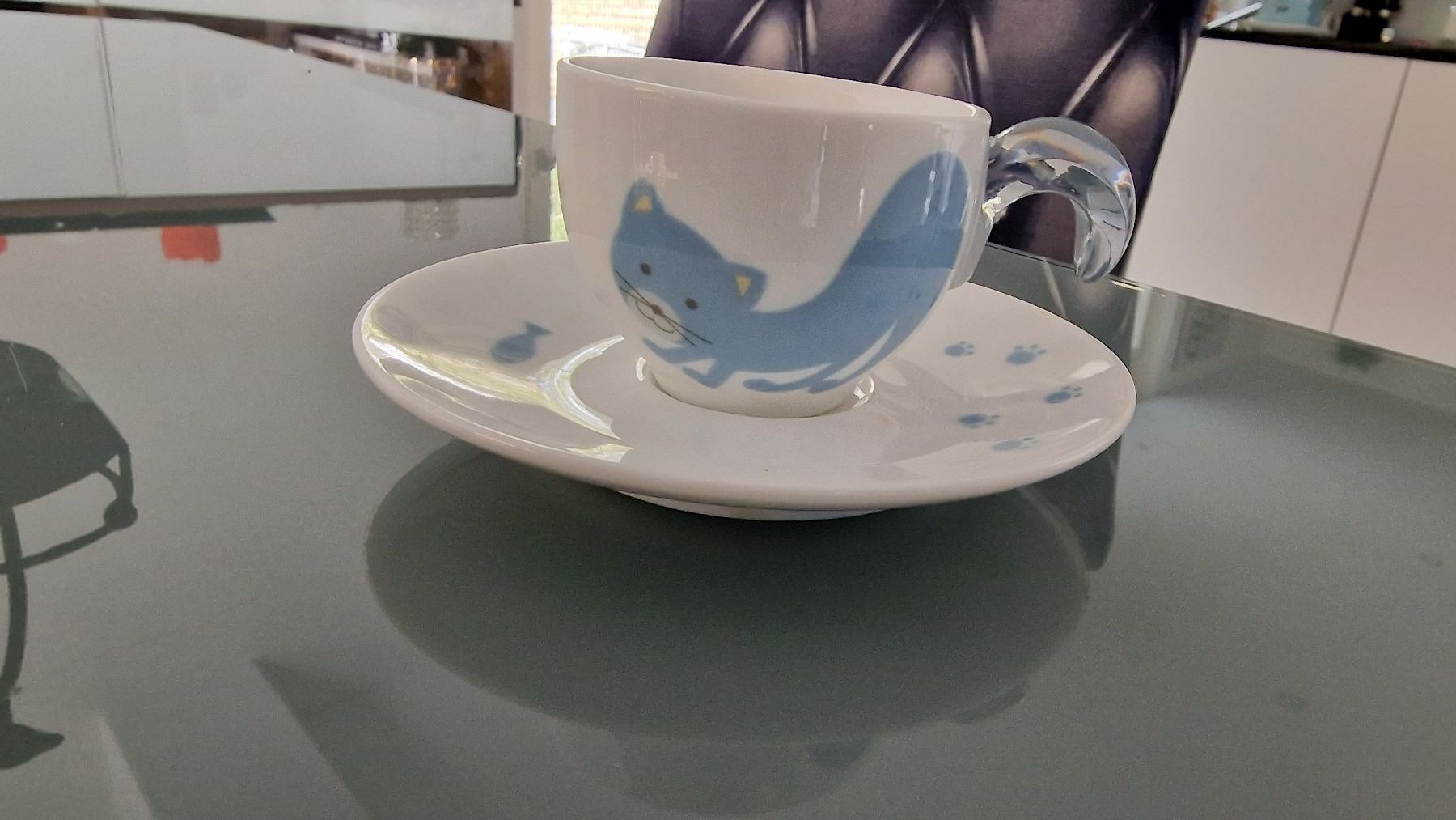 Tazze: 2 süsse Espresso-Tassli mit Katze – Usato da Wil  AG venduto da Kfloh