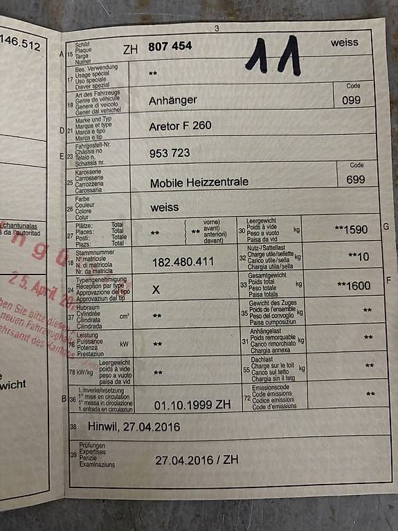 Rimorchi: Anhänger  – Usato da Lausen venduto da Gjuliana4 4