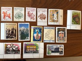 Slowenische Briefmarken Sammlung Slowenien