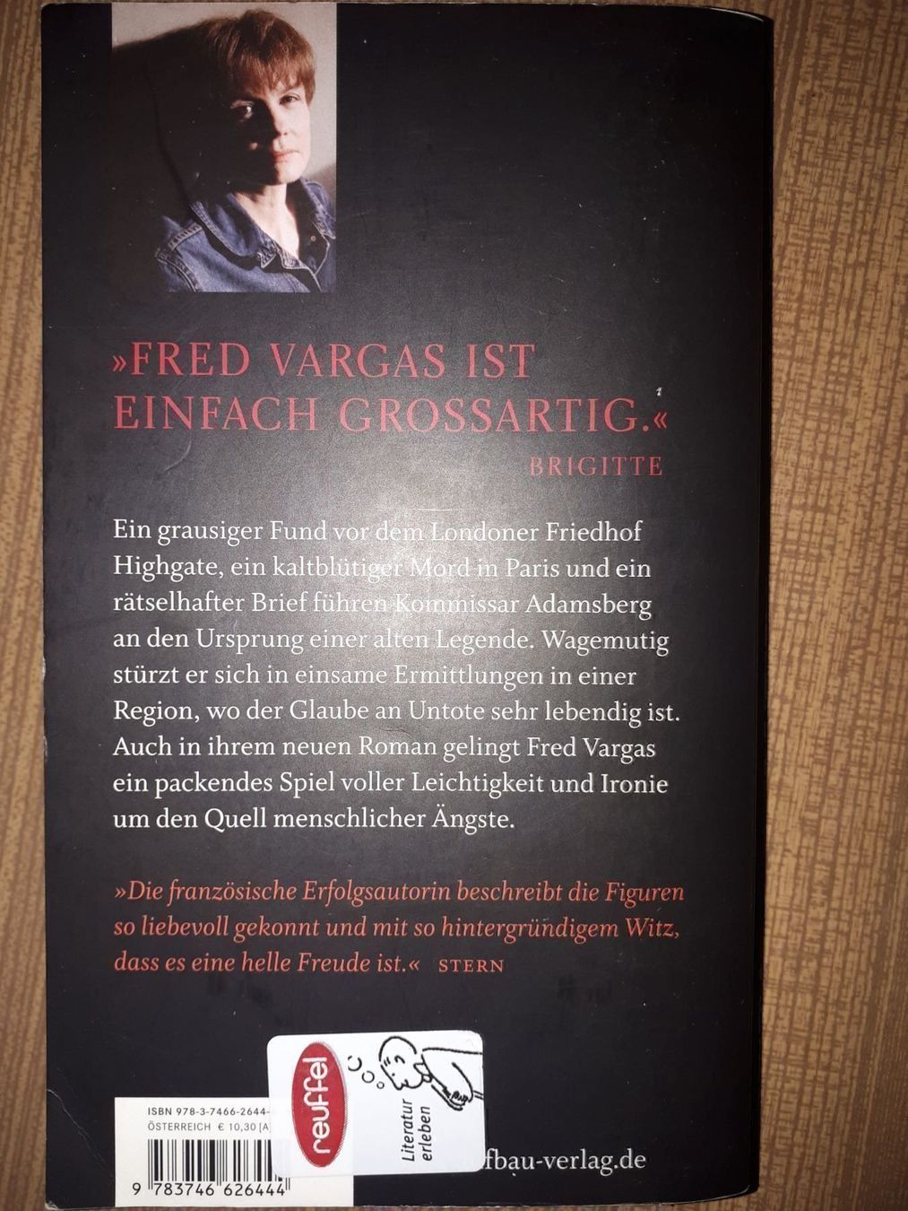 Libri: Fred Vargas Der verbotene Ort – Usato da Basel venduto da Alacant 1