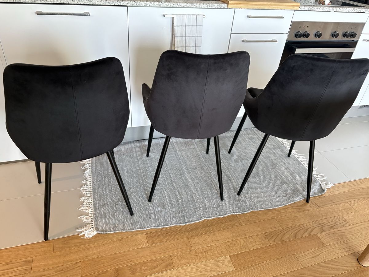 Chaises: 3 chaises en tissu – D'occasion à Plan-les-Ouates par pat_xfr8 1