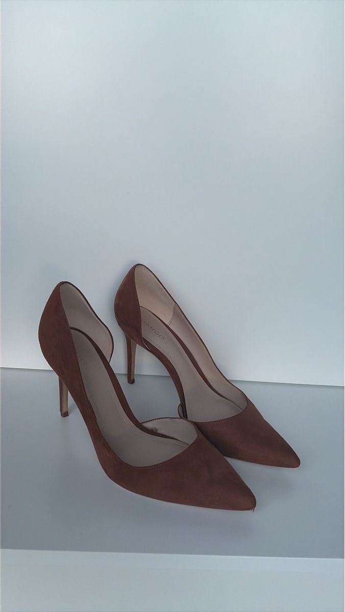 Mango Scarpe da donna: Mango - Elegant Brown Suede - Size 39 – Usato da Nyon venduto da Deb_D39 1
