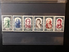 Série Complète Célébrités 1950 Neufs**