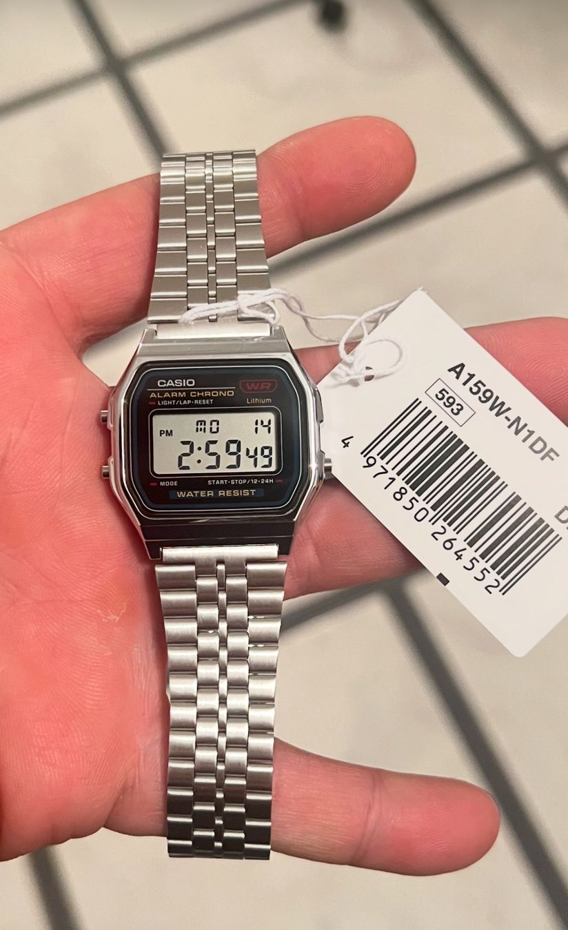 Casio Orologi: Casio Armbanduhren A159W-N1DF – Nuovo e nell'imballaggio originale da Adlikon b.Regensdf venduto da GPITIME 1