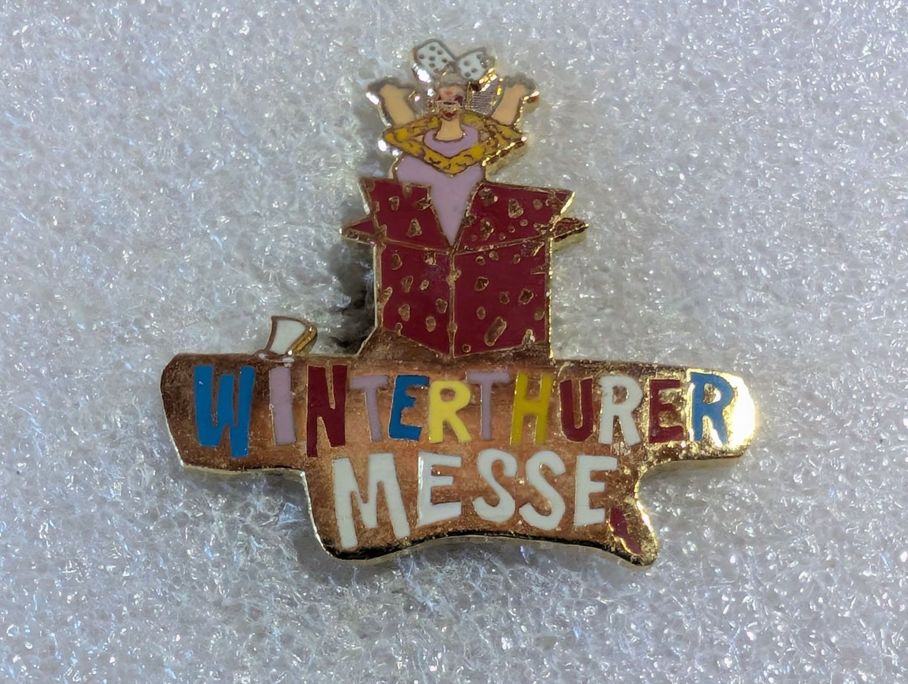 Placchette & Badge: Ansteckpin 188: Winterthurer Messe – Usato da Oppligen venduto da Pin-Fall-Shop