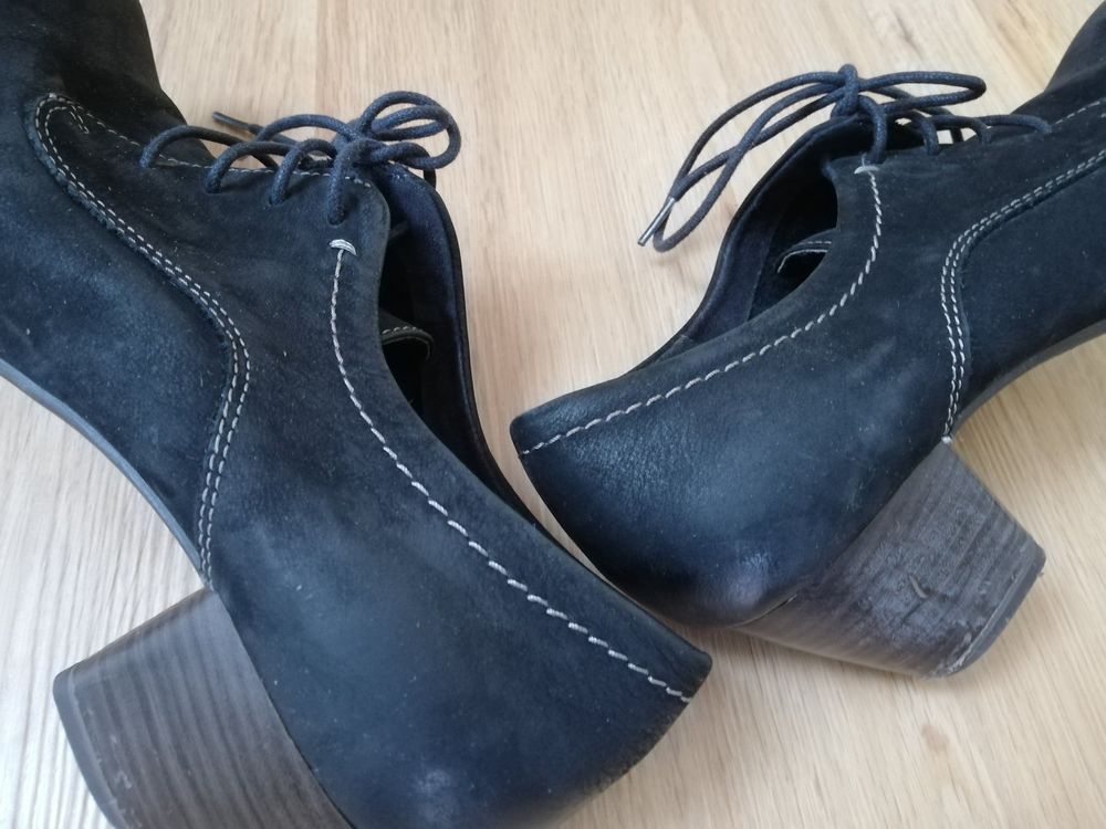 Chaussures femmes: Tamaris Lederschuhe m. Absatz elegant Büro Freizeit Vintage – D'occasion à Bütschwil par man_7zly 4
