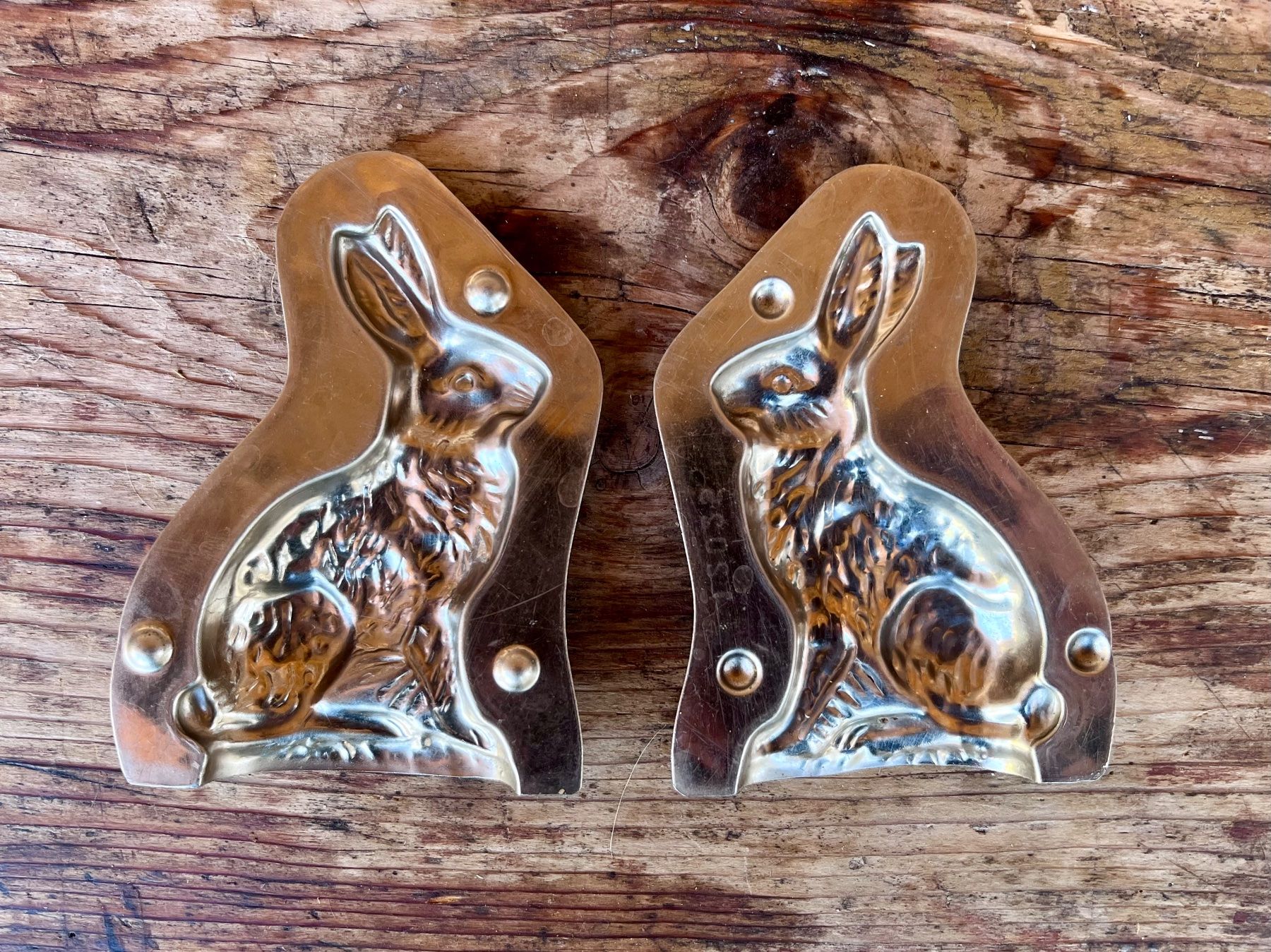 Teglie da forno: Antike Schokolade-Giessform Osterhase – Usato da Erlenbach im Simmental venduto da ancatan 2