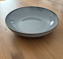 Salad Bowl Blue Grey Ceramic