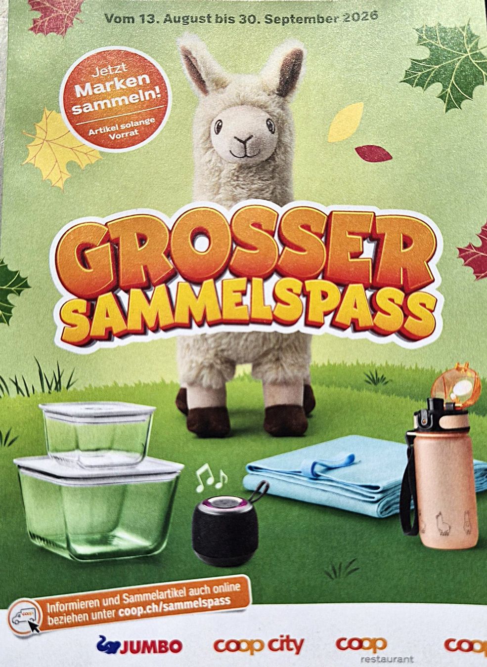 Coop Timbres & points: Grosser Sammelspass - 4 volle Karten – Neuf avec emballage d'origine à Steinhausen par Z72