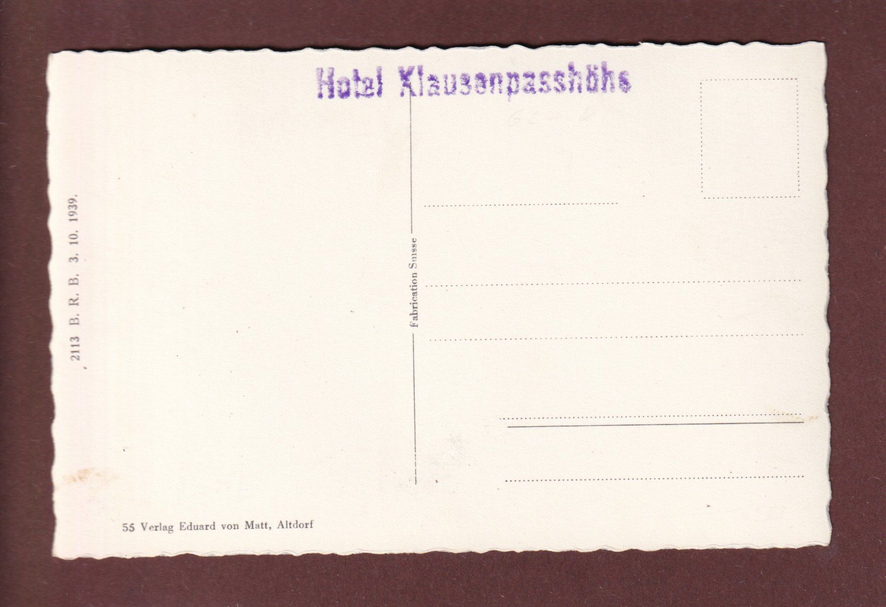 Cartoline postali: KLAUSENPASS - Kühe – Usato da Pully venduto da nicecards 1