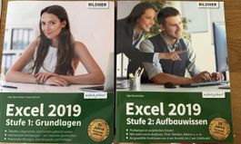 Excel 2019 Stufe 1 & 2 Bücher Konvolut gebraucht