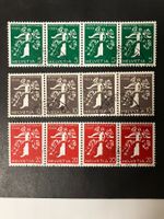 1939 Landi Zusammendrucke, 3x 4er-Streifen, KP 440.--