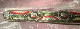 Antike 1900 italienische Messington Micro Mosaic Pin Broche✨