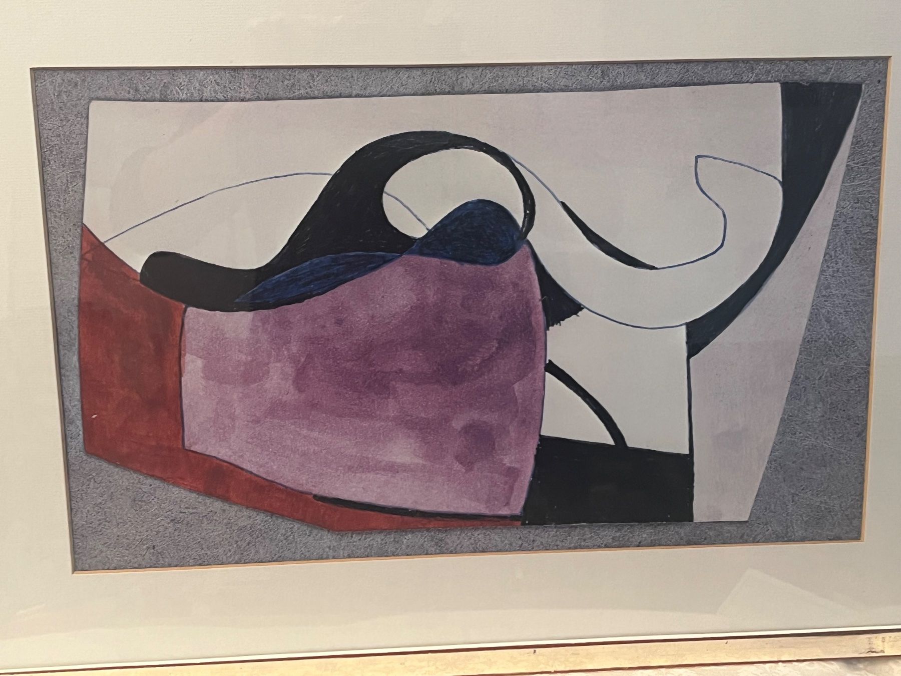 Grafica & Litografie: Ben Nicholson 1894-1982 Gerahmte abstrakte Kunst – Usato da Basel venduto da PAUL_ART 1