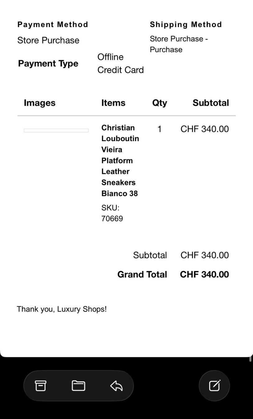 Christian Louboutin Scarpe da donna: Louboutin sneakers 38 – Usato da Zürich venduto da BobJones 5