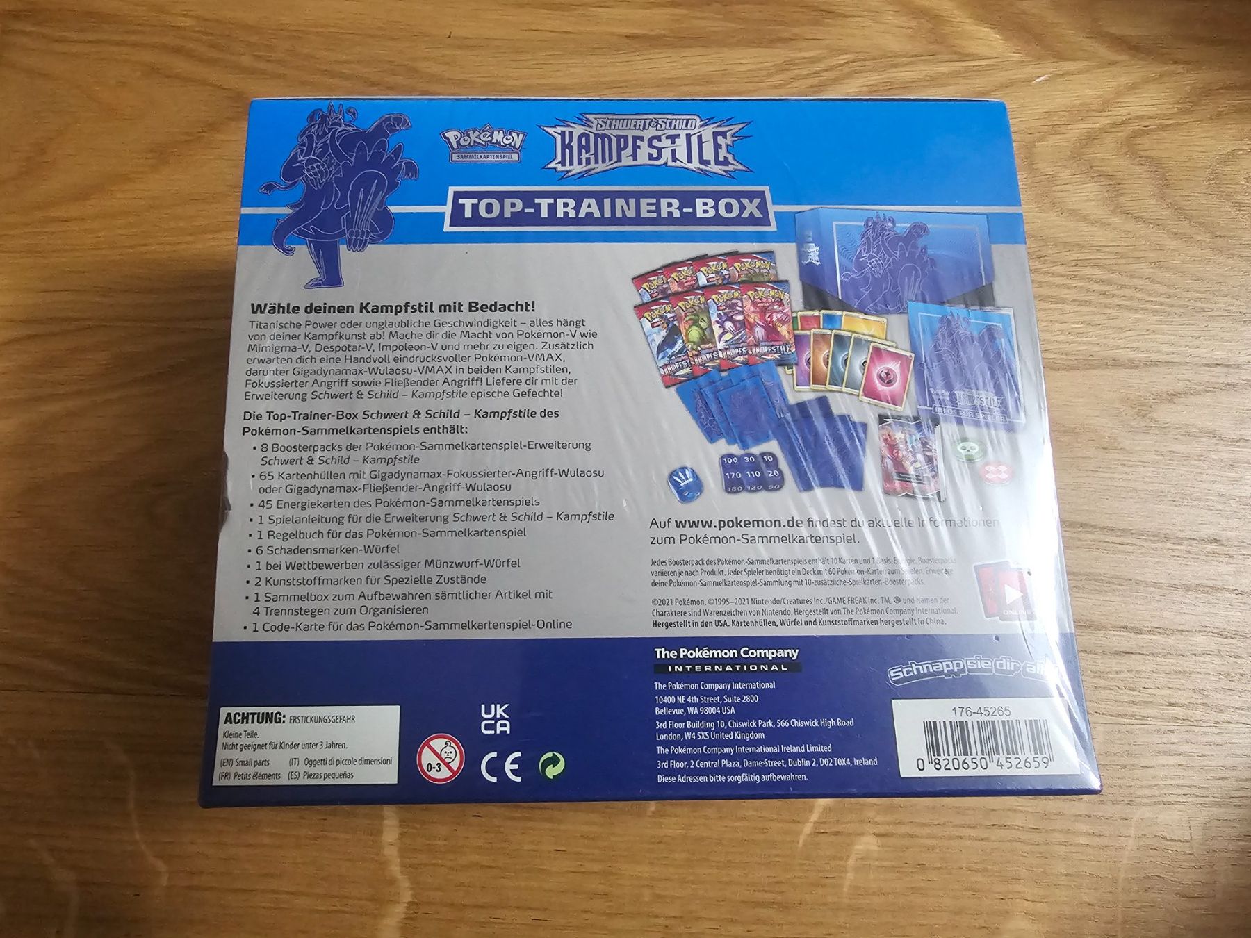 Pokémon Carte collezionabili: Pokemon Top Trainer Box Kampfstile – Nuovo e nell'imballaggio originale da Lufingen venduto da Argannon 1